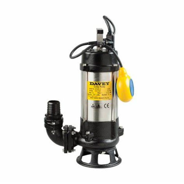 Davey Davey DTS15S 1.5KW Single Channel Soft Solids Handling Sewage Sump Pump